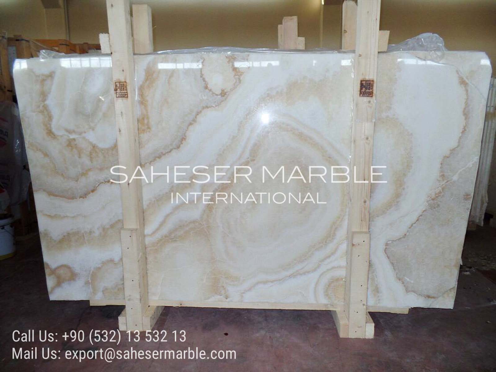 White Onyx - Slab Pictures - 4